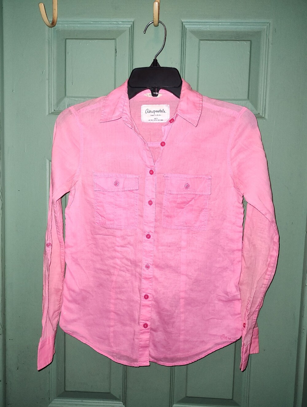 Pink Button-Up Shirt
